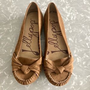 Brown suede flats - Jellypop